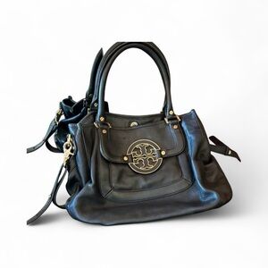 Tory Burch Black Leather Shoulder Bag